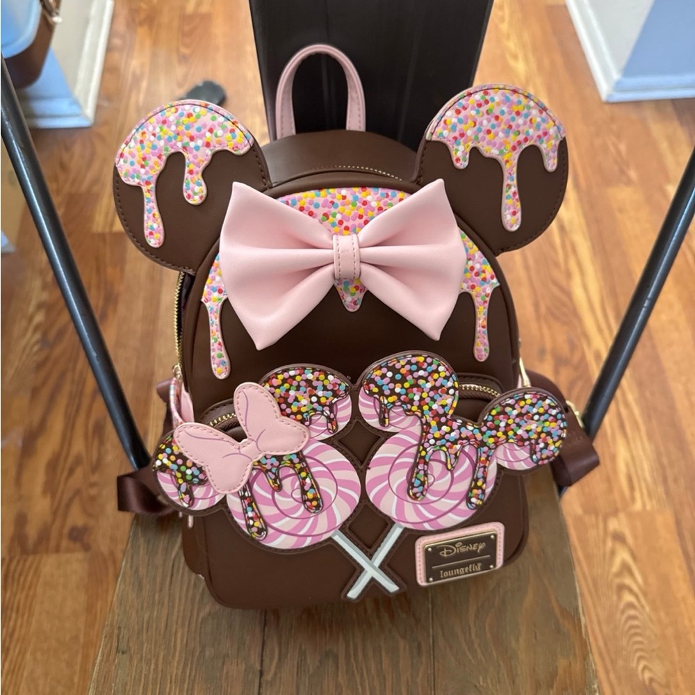 ⭐️SOLD⭐️NWOT Disney Minnie Mouse Chocolate Lollipop Loungefly